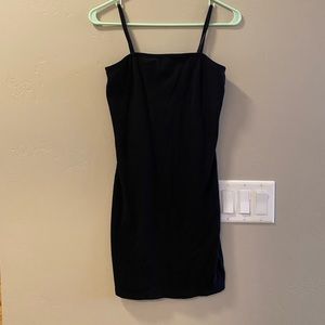 TOP SHOP black bodycon dress